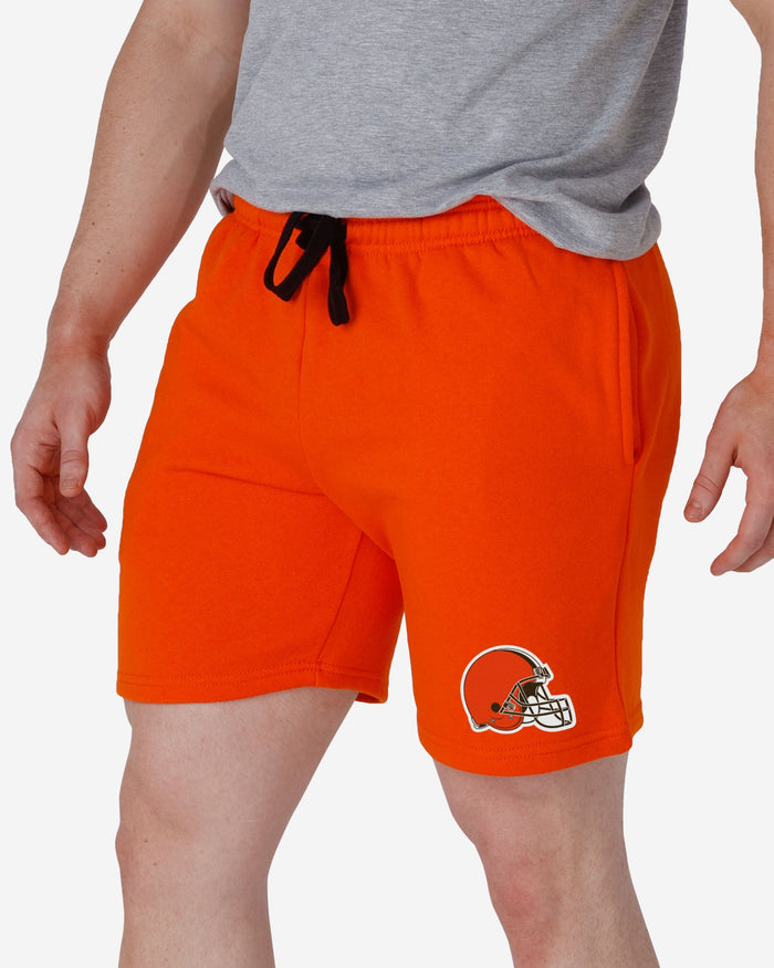 Cleveland Browns Solid Fleece Shorts FOCO S - FOCO.com