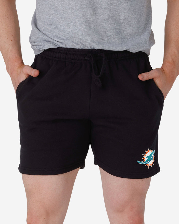 Miami Dolphins Solid Fleece Shorts FOCO S - FOCO.com