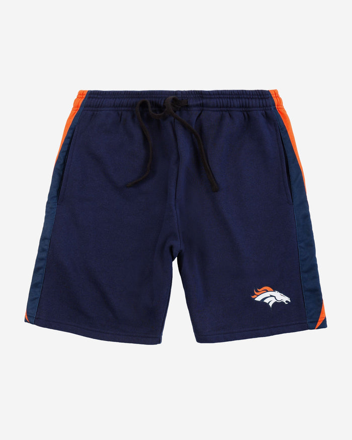 Denver Broncos Side Stripe Fleece Shorts FOCO - FOCO.com