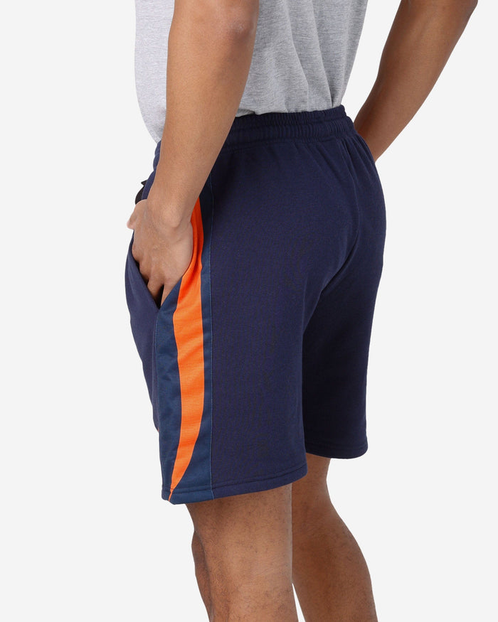Denver Broncos Side Stripe Fleece Shorts FOCO - FOCO.com