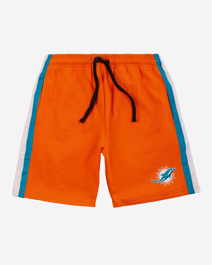 Miami Dolphins Side Stripe Fleece Shorts FOCO - FOCO.com