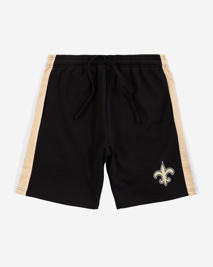 New Orleans Saints Side Stripe Fleece Shorts FOCO - FOCO.com