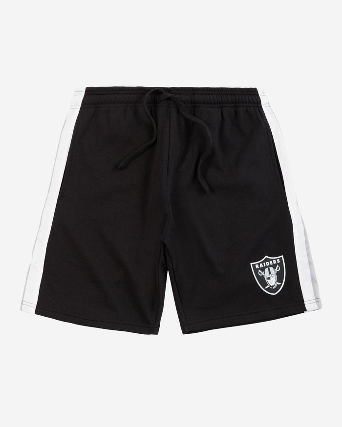 Las Vegas Raiders Side Stripe Fleece Shorts FOCO - FOCO.com