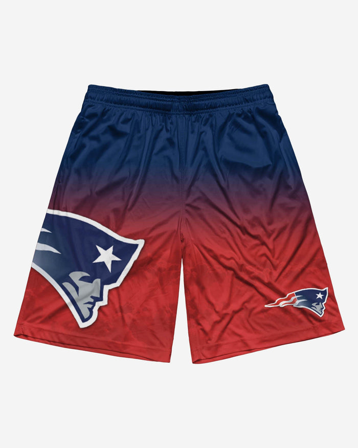 New England Patriots Gradient Big Logo Training Shorts FOCO - FOCO.com
