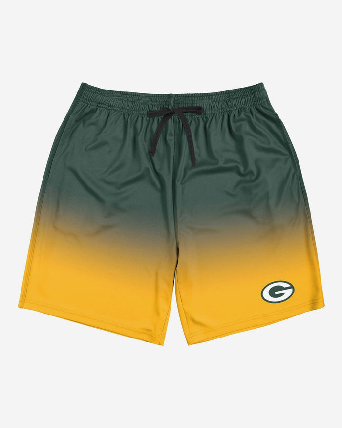 Green Bay Packers Game Ready Gradient Training Shorts FOCO - FOCO.com