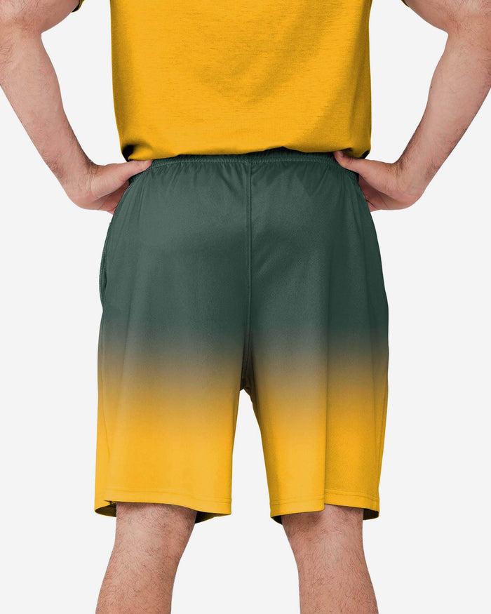 Green Bay Packers Game Ready Gradient Training Shorts FOCO - FOCO.com