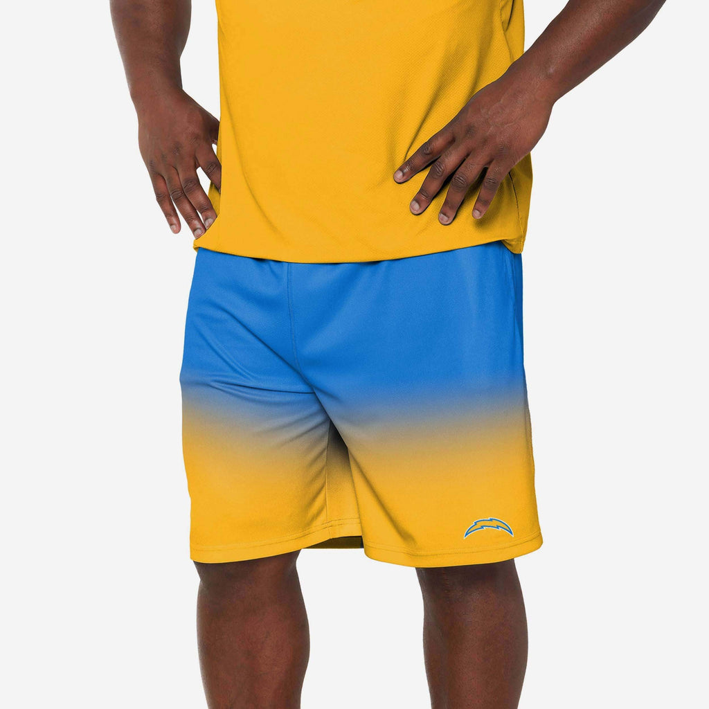 Los Angeles Chargers Game Ready Gradient Training Shorts FOCO S - FOCO.com