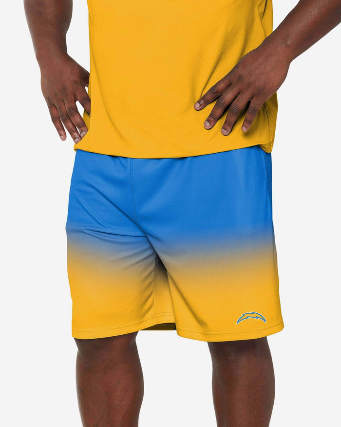 Los Angeles Chargers Game Ready Gradient Training Shorts FOCO S - FOCO.com