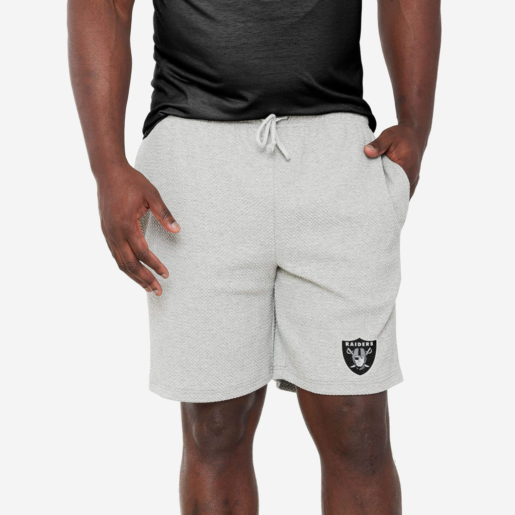 Las Vegas Raiders Gray Woven Shorts FOCO S - FOCO.com
