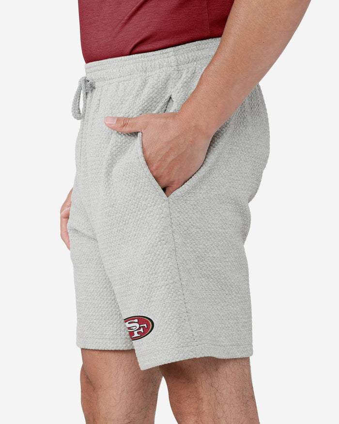 San Francisco 49ers Gray Woven Shorts FOCO - FOCO.com