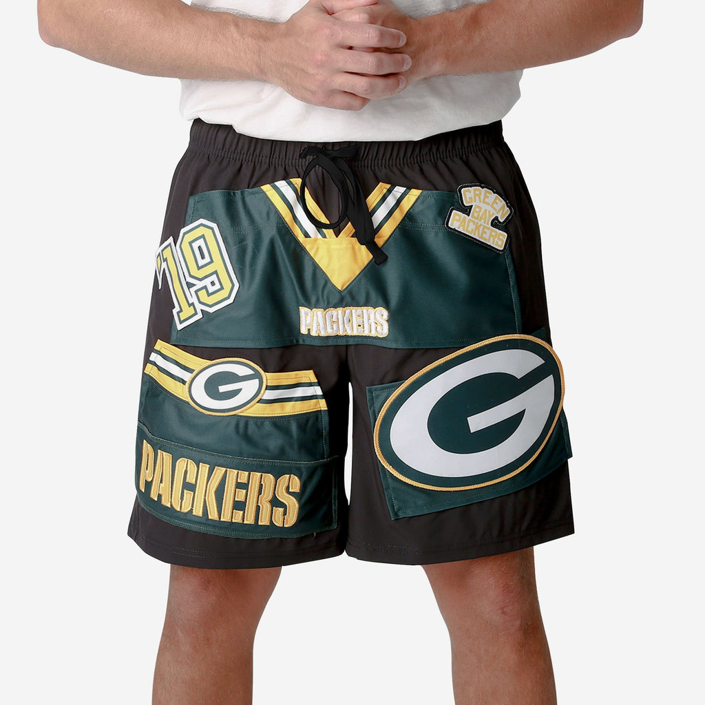 Green Bay Packers Ultimate Uniform Shorts FOCO S - FOCO.com