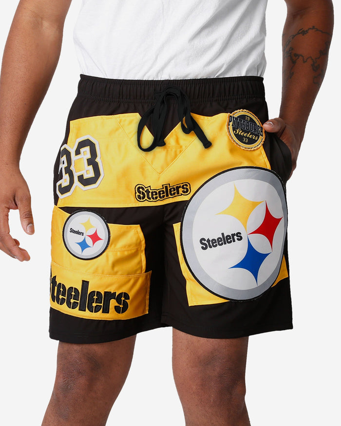 Pittsburgh Steelers Ultimate Uniform Shorts FOCO S - FOCO.com