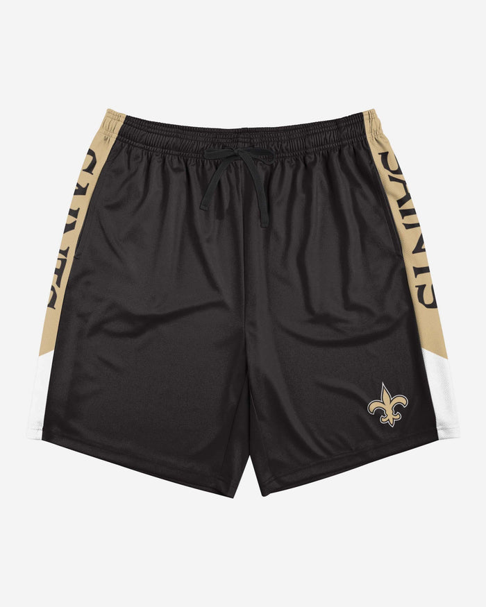 New Orleans Saints Side Stripe Training Shorts FOCO - FOCO.com