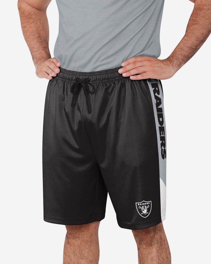 Las Vegas Raiders Side Stripe Training Shorts FOCO S - FOCO.com