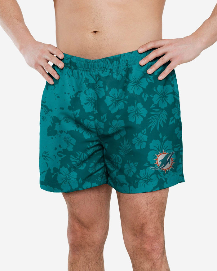 Miami Dolphins Color Change-Up Swimming Trunks FOCO S - FOCO.com