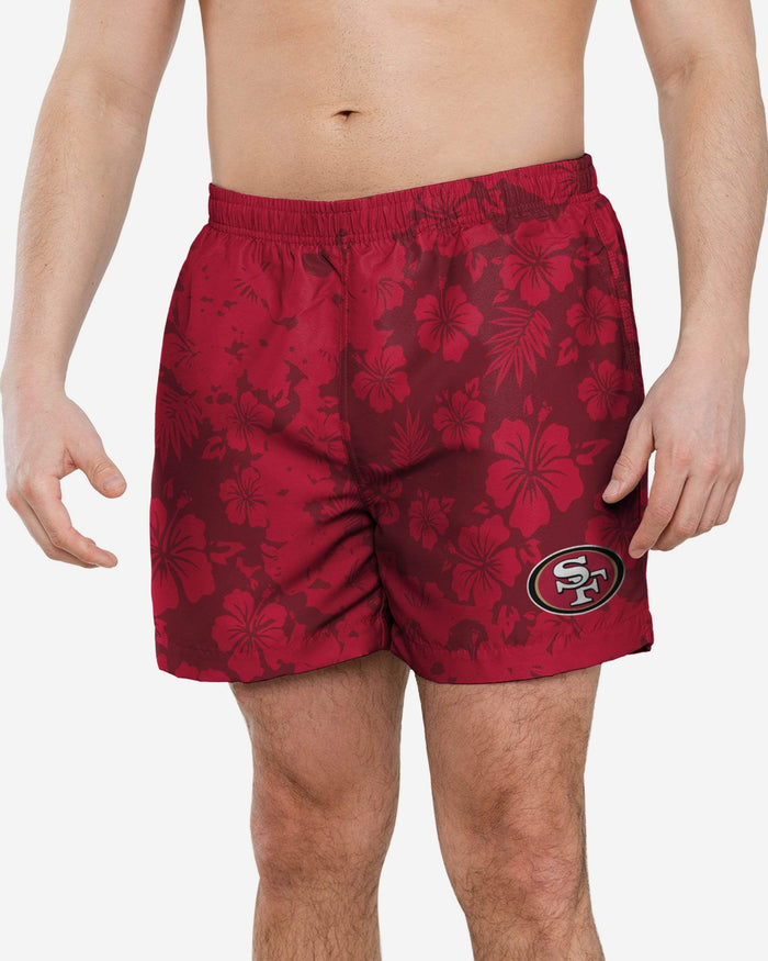 San Francisco 49ers Color Change-Up Swimming Trunks FOCO S - FOCO.com