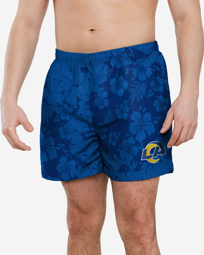 Los Angeles Rams Color Change-Up Swimming Trunks FOCO S - FOCO.com