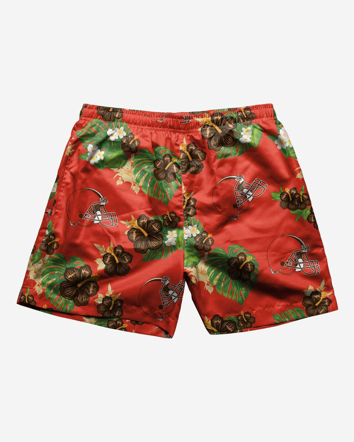 Cleveland Browns Original Floral Swimming Trunks FOCO - FOCO.com