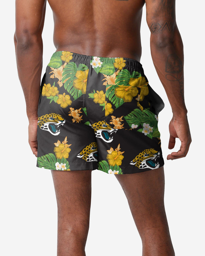 Jacksonville Jaguars Floral Swimming Trunks FOCO - FOCO.com