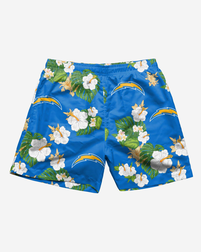 Los Angeles Chargers Floral Swimming Trunks FOCO - FOCO.com