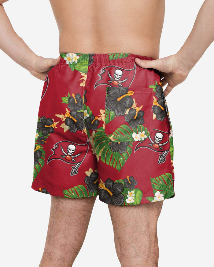 Tampa Bay Buccaneers Floral Swimming Trunks FOCO - FOCO.com