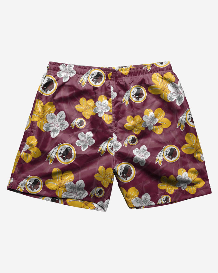 Washington Commanders Hibiscus Swimming Trunks FOCO - FOCO.com