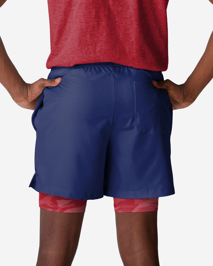 New York Giants Team Color Camo Liner Shorts FOCO - FOCO.com