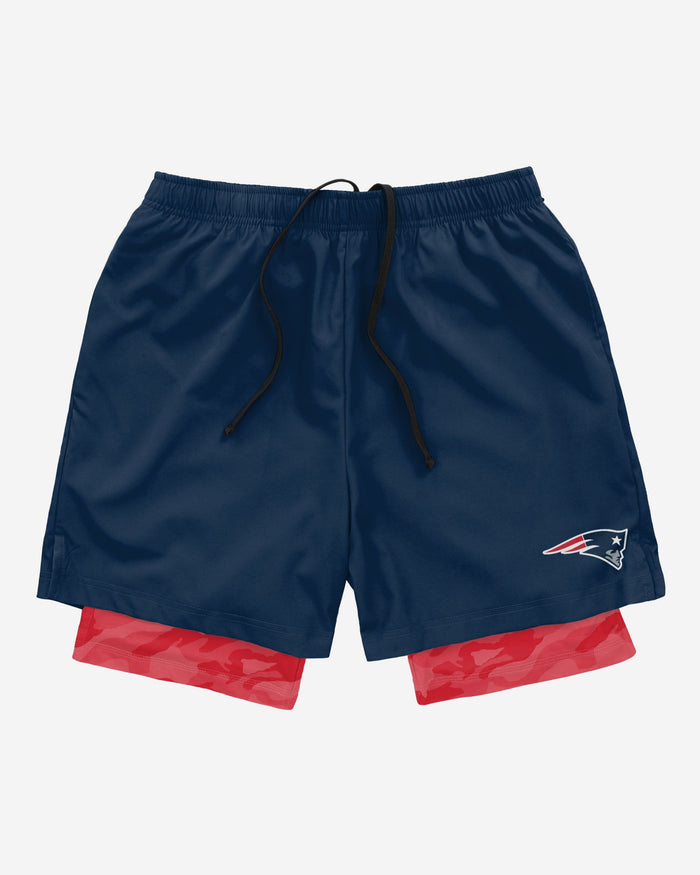 New England Patriots Team Color Camo Liner Shorts FOCO - FOCO.com