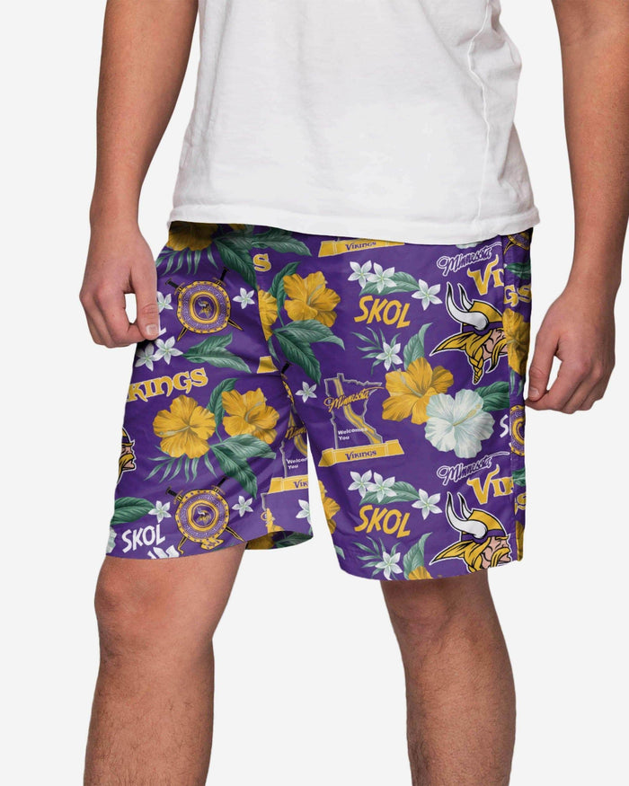 Minnesota Vikings City Style Swimming Trunks FOCO S - FOCO.com
