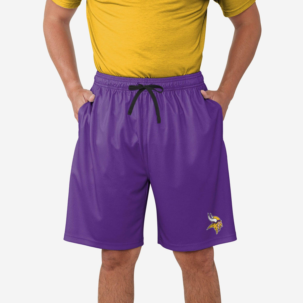 Minnesota Vikings Team Workout Training Shorts FOCO S - FOCO.com