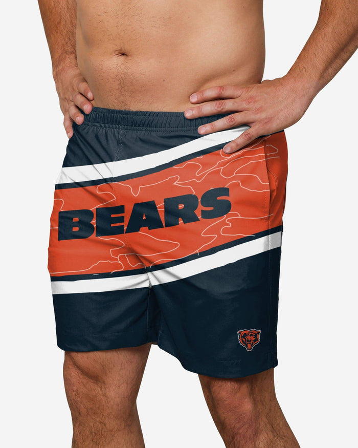 Chicago Bears Big Wordmark Swimming Trunks FOCO S - FOCO.com