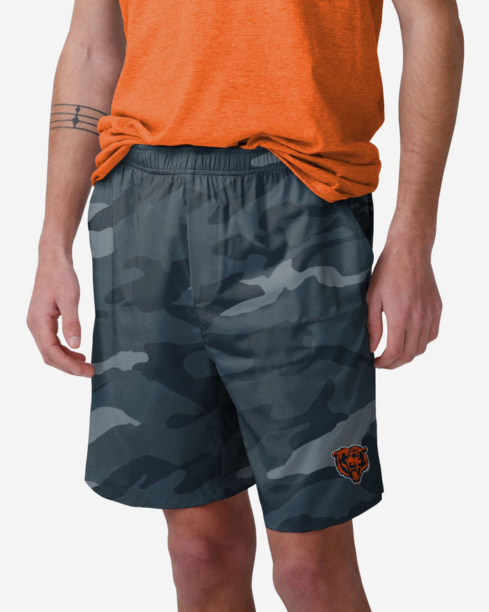 Chicago Bears Tonal Camo Woven Shorts FOCO S - FOCO.com