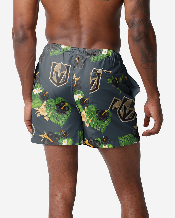 Vegas Golden Knights Floral Swimming Trunks FOCO - FOCO.com