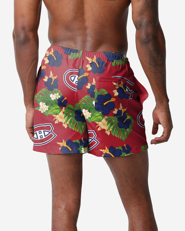 Montreal Canadiens Floral Swimming Trunks FOCO - FOCO.com