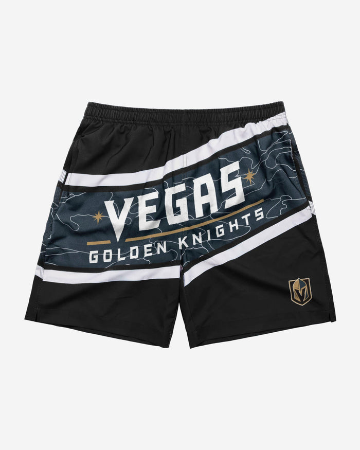 Vegas Golden Knights Big Wordmark Swimming Trunks FOCO - FOCO.com