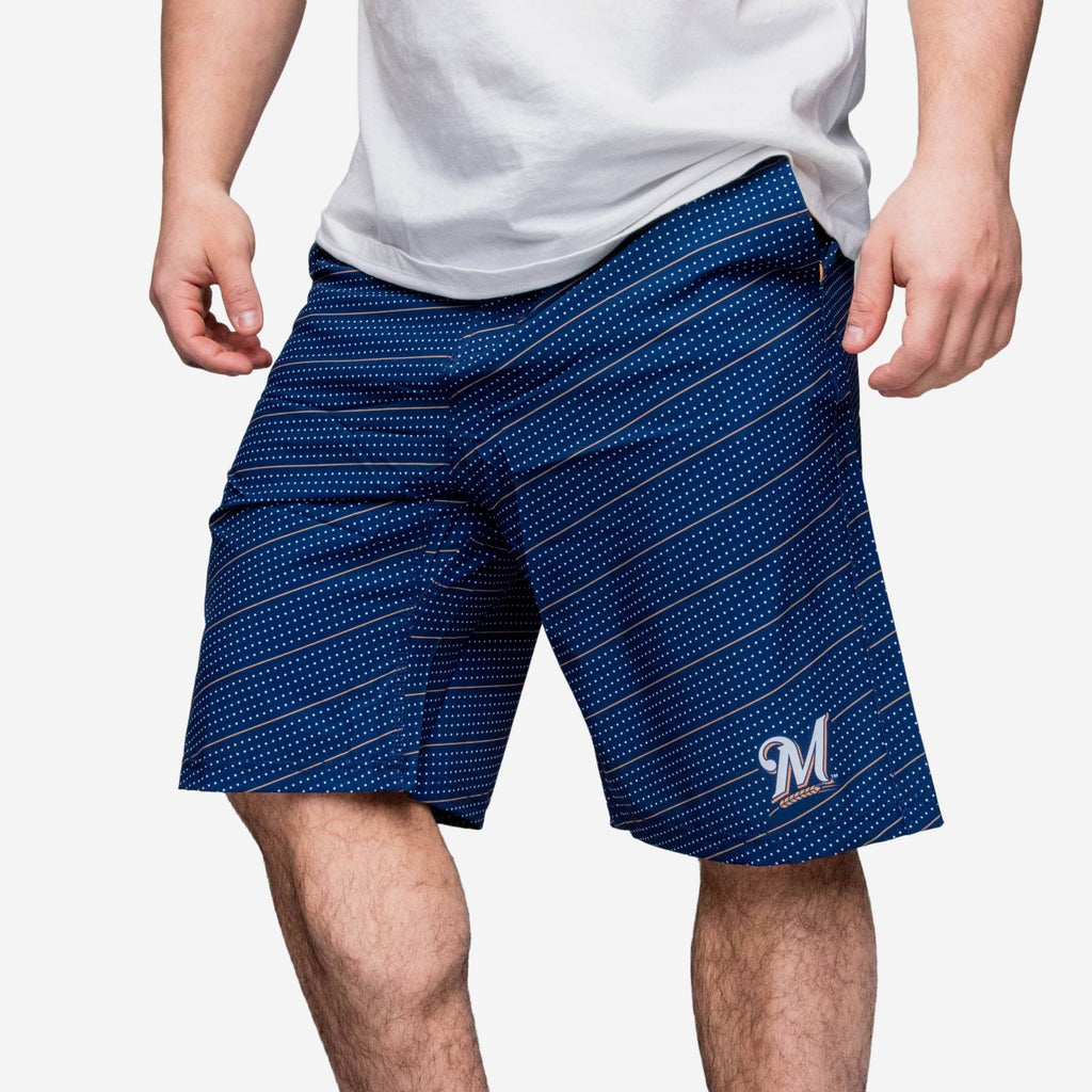 Milwaukee Brewers Dots Walking Shorts FOCO - FOCO.com
