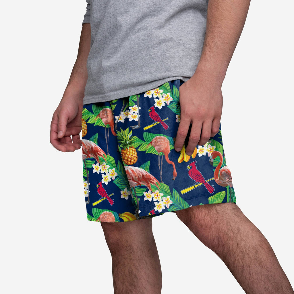 St Louis Cardinals Floral Shorts FOCO S - FOCO.com