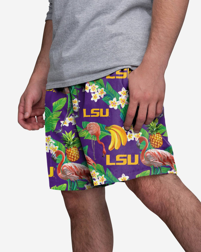 LSU Tigers Floral Shorts FOCO S - FOCO.com