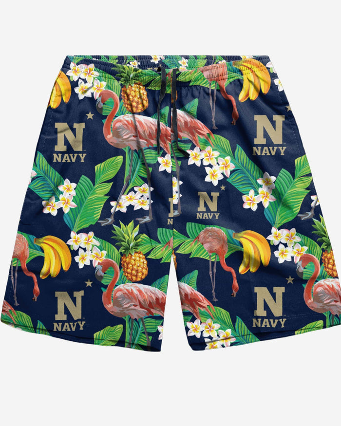 Navy Midshipmen Floral Shorts FOCO - FOCO.com