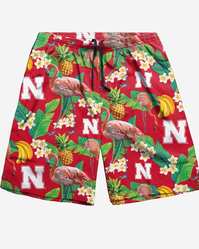 Nebraska Cornhuskers Floral Shorts FOCO - FOCO.com