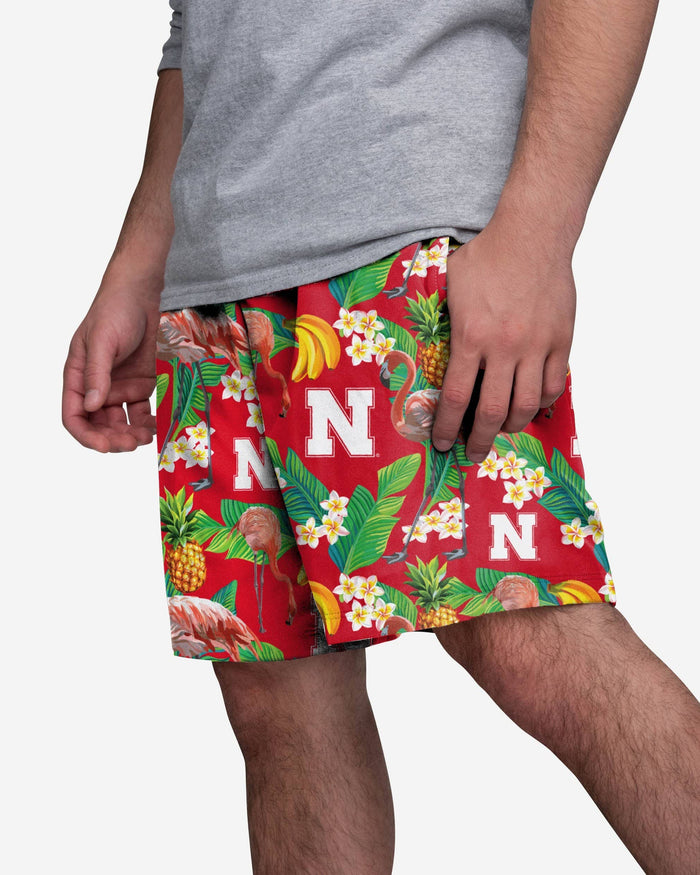 Nebraska Cornhuskers Floral Shorts FOCO S - FOCO.com