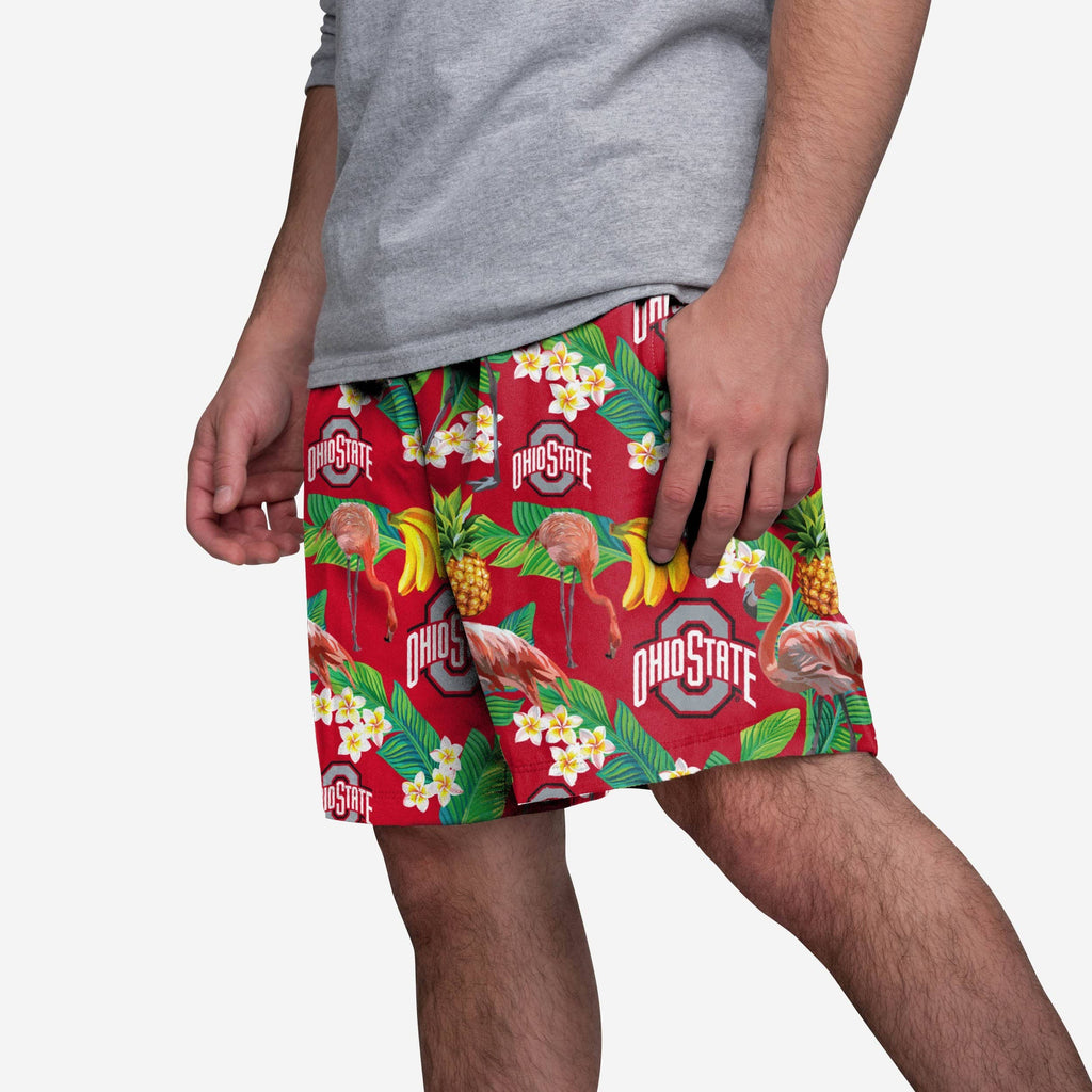 Ohio State Buckeyes Floral Shorts FOCO S - FOCO.com