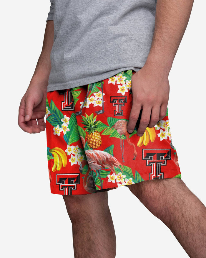 Texas Tech Red Raiders Floral Shorts FOCO S - FOCO.com