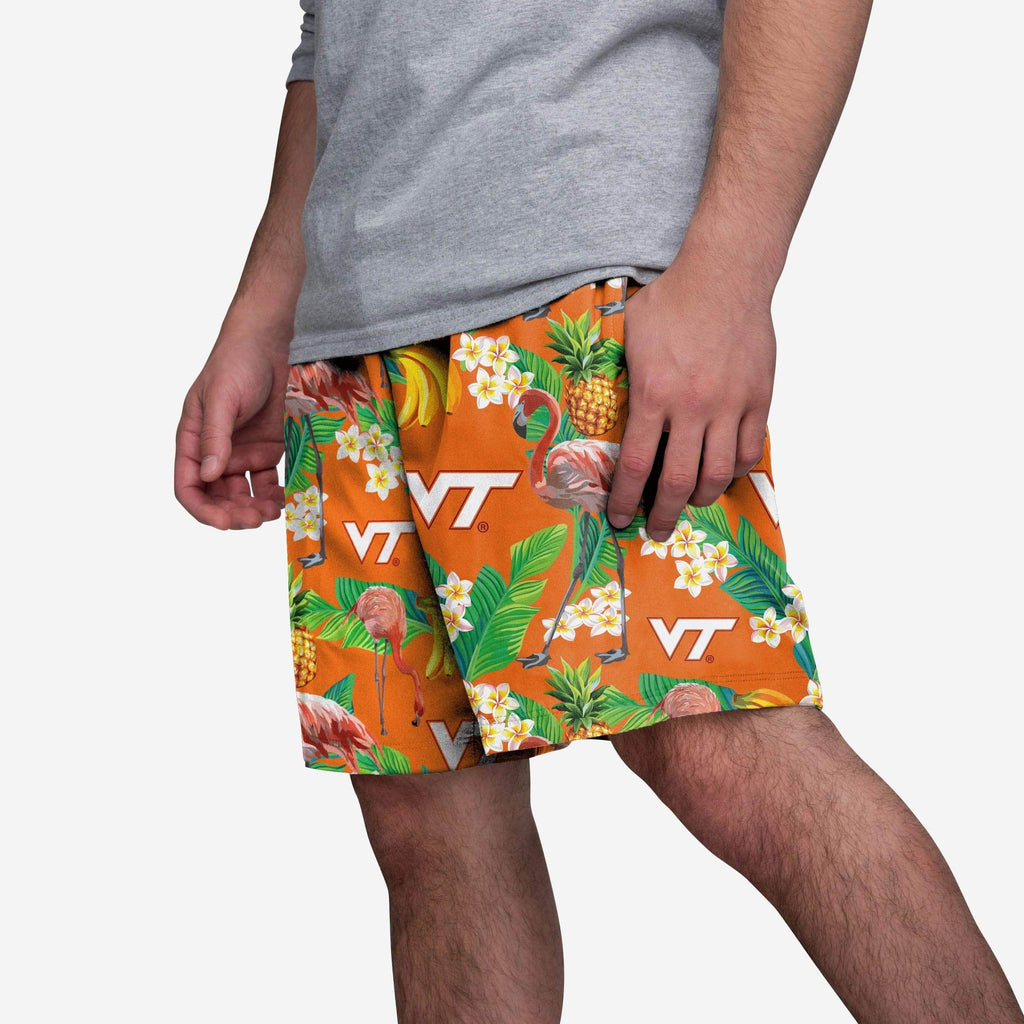 Virginia Tech Hokies Floral Shorts FOCO S - FOCO.com