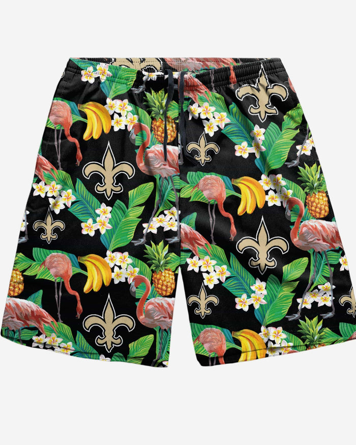 New Orleans Saints Floral Shorts FOCO - FOCO.com