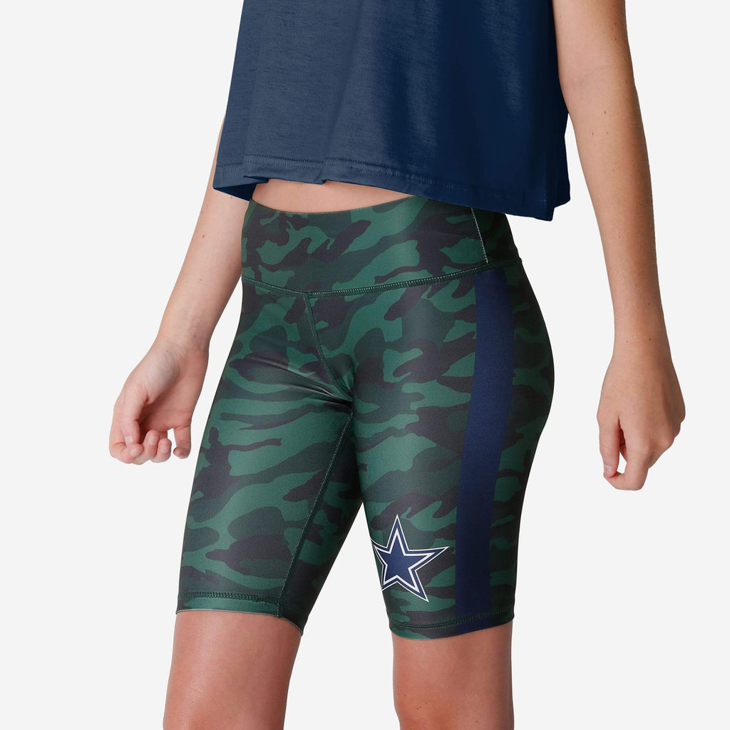 Dallas Cowboys Womens Camo Bike Shorts FOCO S - FOCO.com