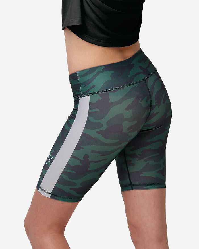 Philadelphia Eagles Womens Camo Bike Shorts FOCO - FOCO.com