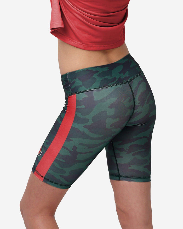 San Francisco 49ers Womens Camo Bike Shorts FOCO - FOCO.com
