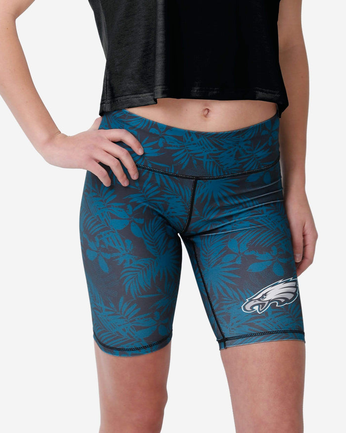Philadelphia Eagles Womens Floral Bike Shorts FOCO S - FOCO.com