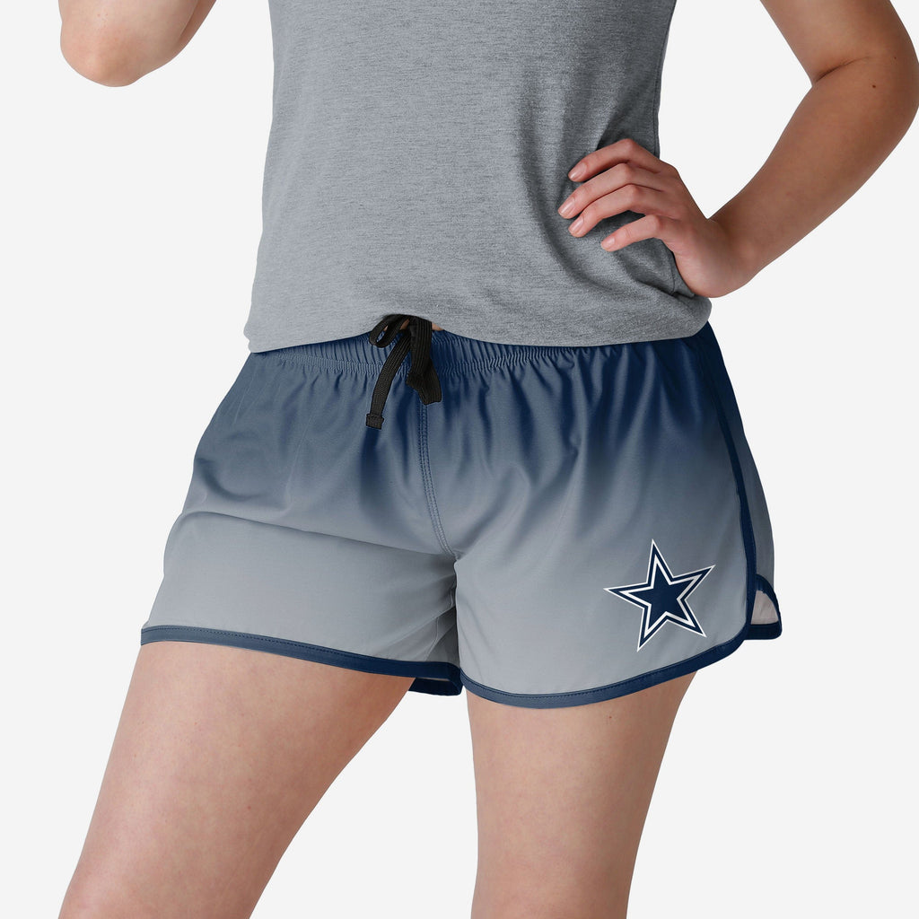 Dallas Cowboys Womens Gradient Running Shorts FOCO S - FOCO.com